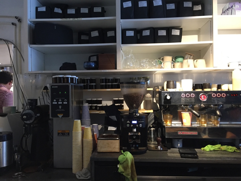 Barista front counter.