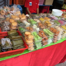 A variety of kuih from the Indonesian market at Little Arabia.