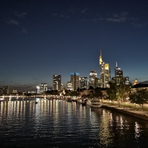 Frankfurt at dusk, 10/09/2020