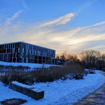 University of Stuttgart at sunset, 12/02/2021